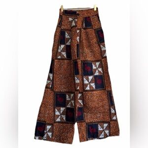 Grass-Fields African Brand Wide Leg Trousers Sz. 8 (US4)